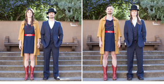 Illustration for article titled Apparently Switching Clothes With Your Partner Is Now a Thing